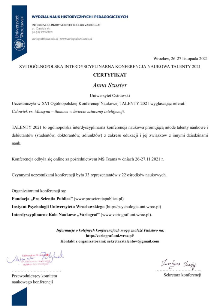 Certyfikat Anna Szuster-1